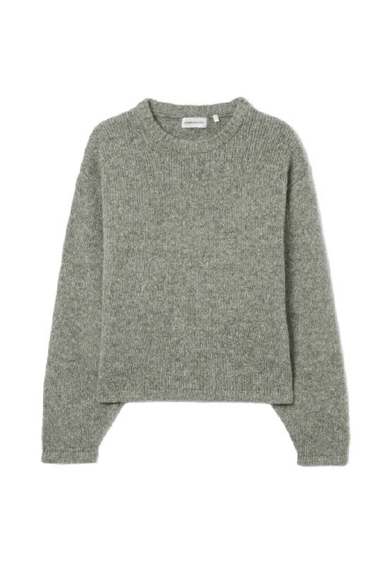 Carin Wester Stickad tröja MARCEL Tröjor Dam Beige L