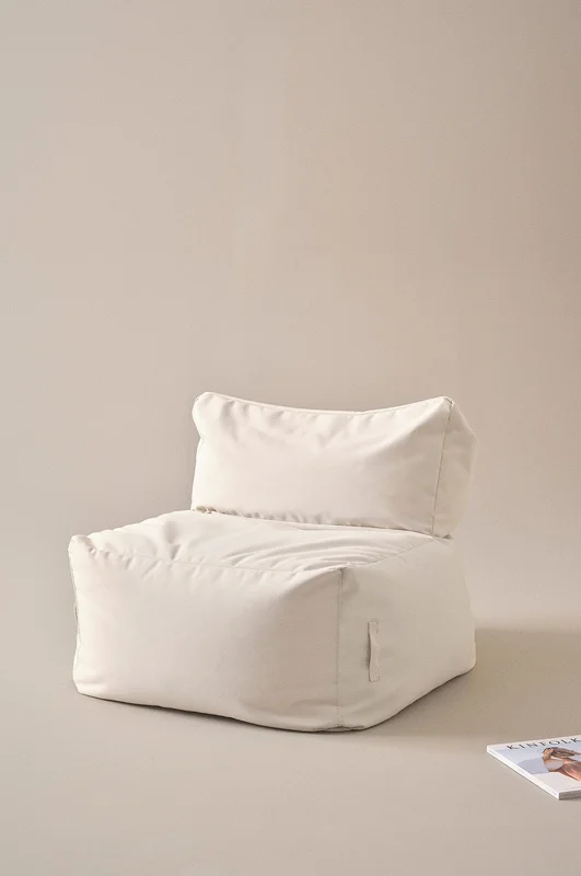 Jotex - Loungefåtölj Polystyren - Polyester - Akryl Naturvit IBIZA - Köp Loungestolar hos Jotex