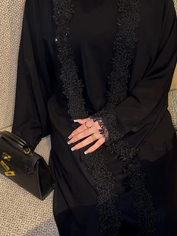 AliExpress - Ramadan Eid Neue Abaya 3-teiliges Set Fantastische Spitze Damen Abaya Dubai Islamische Kleidung Muslimische Damen Strickjacke mit 
