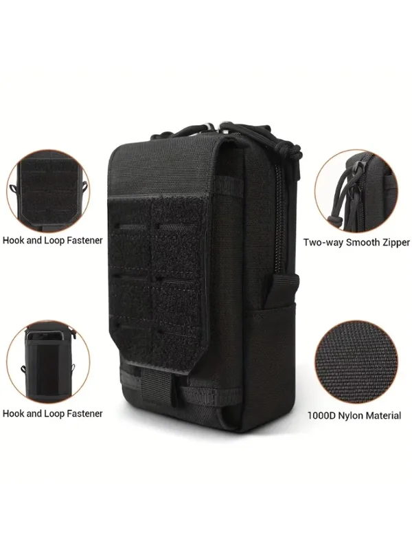 AliExpress - Sac banane tactique Molle pour homme, sacoche d'outils EDC, organiseur de gadgets, sacoche de gilet, étui pour téléphone portable