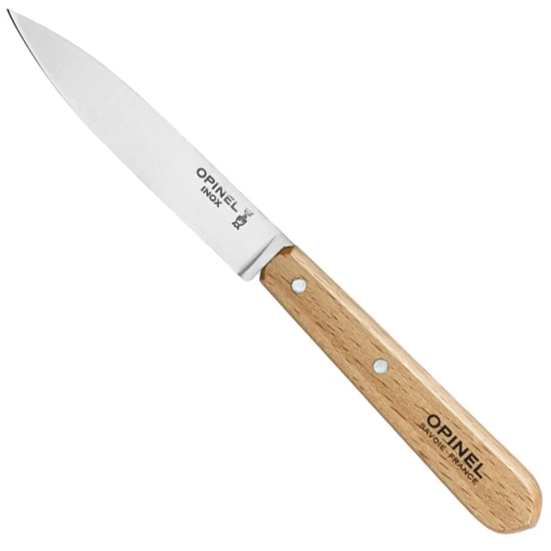 Opinel Skalkniv Otandad Rak 10cm Bok | Matlagning > Köksknivar > Skalknivar | Bagaren och Kocken