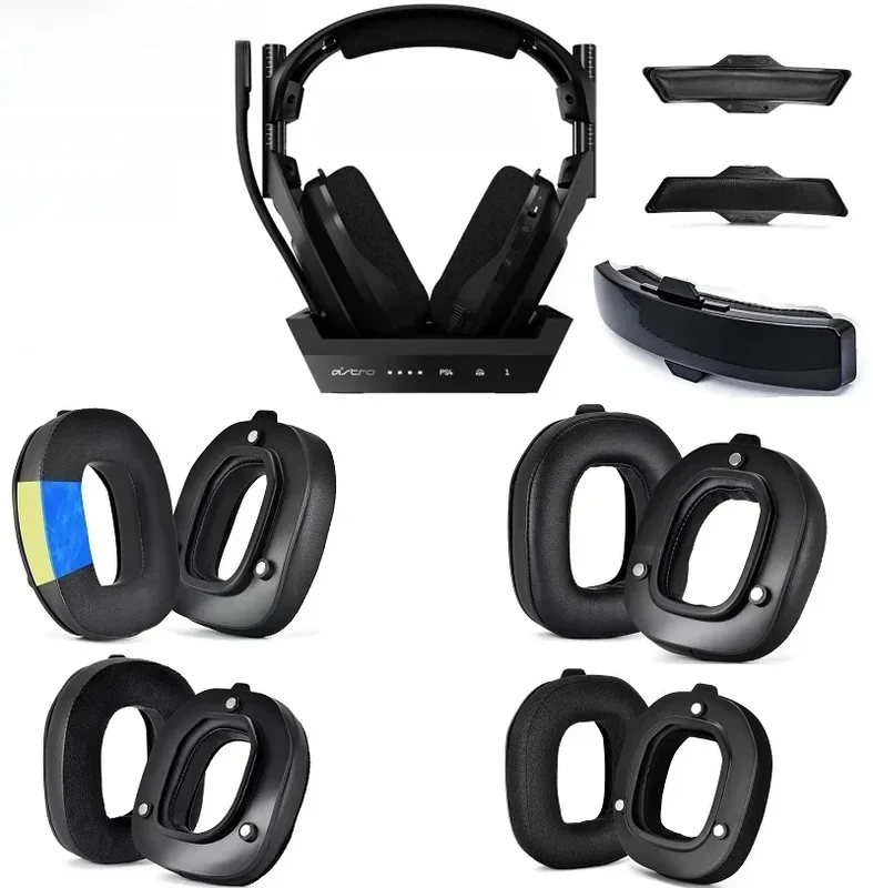AliExpress - Coussinets d'oreille pour Logitech Astro A50 Gen4 Gen5 A50X, casque de jeu de remplacement A50 4e 5e génération, protège-oreilles, 