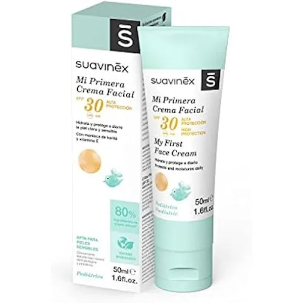 Antipollutionskräm för ansikte - SUAVINEX - SPF30 - 50 ml - Solskydd - Blandhy