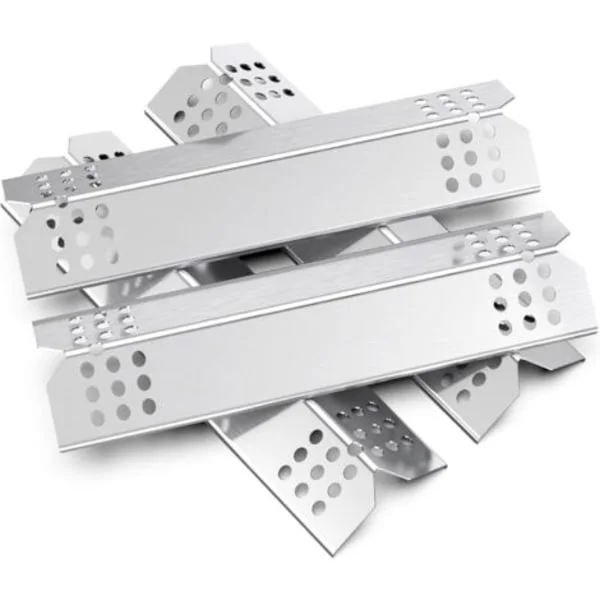 4-pakning 38,1 cm Universal Varme Diffuser, Universal Flavorizer Bar Reservedeler, Kompatibel med de fleste Gassgrillmodeller, Grill Varmeplater (