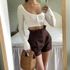 Paperbag shorts