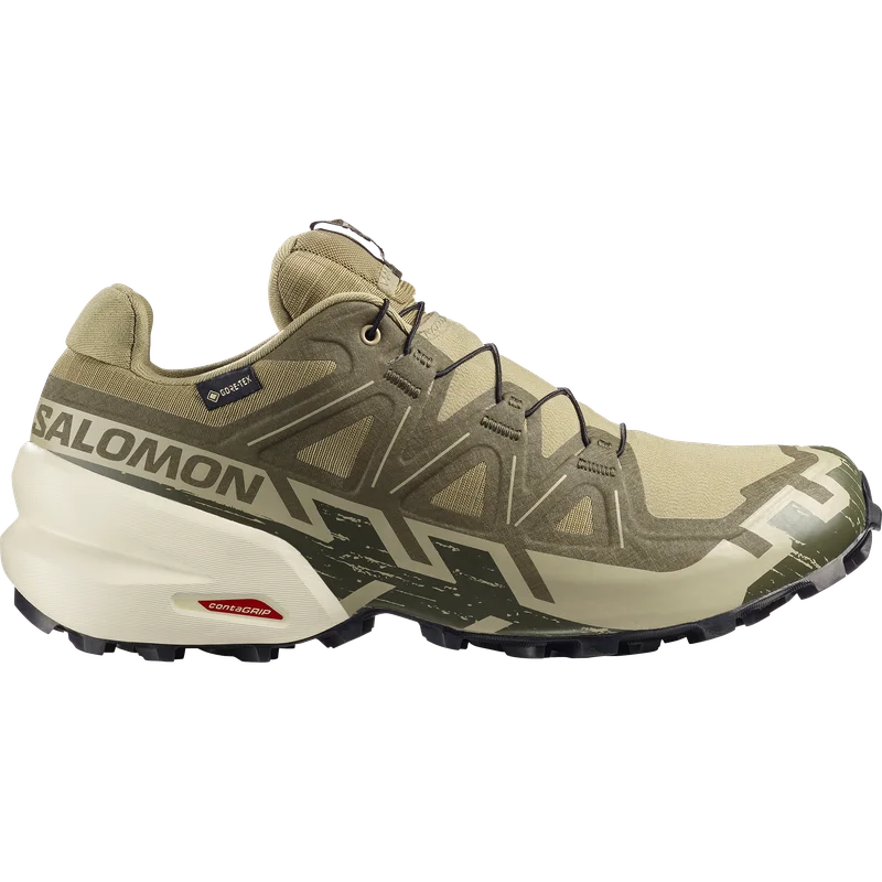 Salomon - Chaussures de trail running pour homme Speedcross 6 GTX - Aloe / Aspargus Green - 43⅓