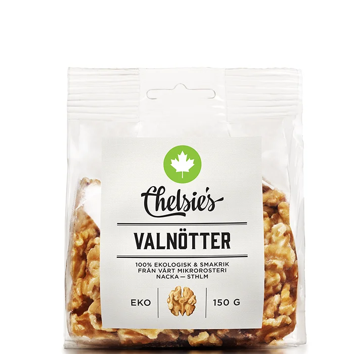 Chelsie s Organic Gourmet Prod Valnötter 150 g