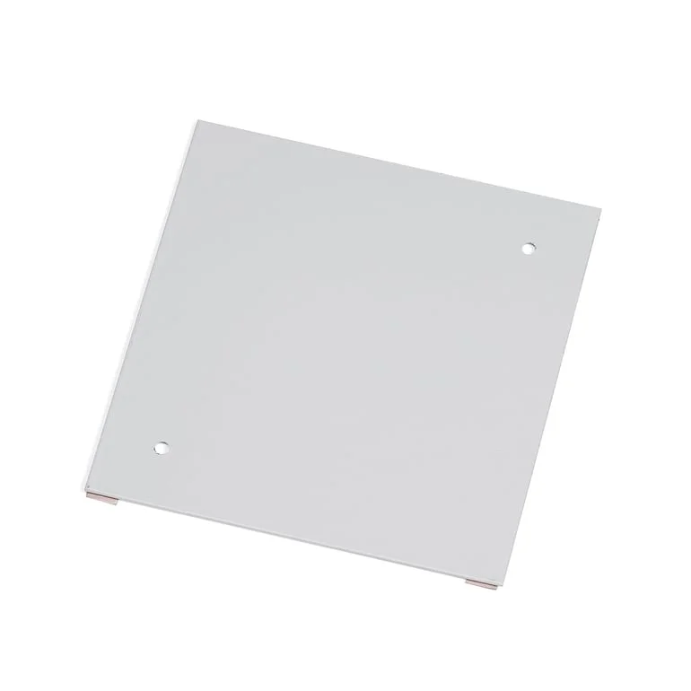 Täckbricka sida, till klädskåp, 2-pack för mekanisk ventilation, ljusgrå