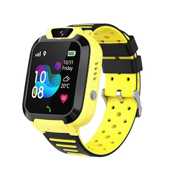 【BQ】Smartwatch för barn, GPS Smart Watch Vattentät (gul)
