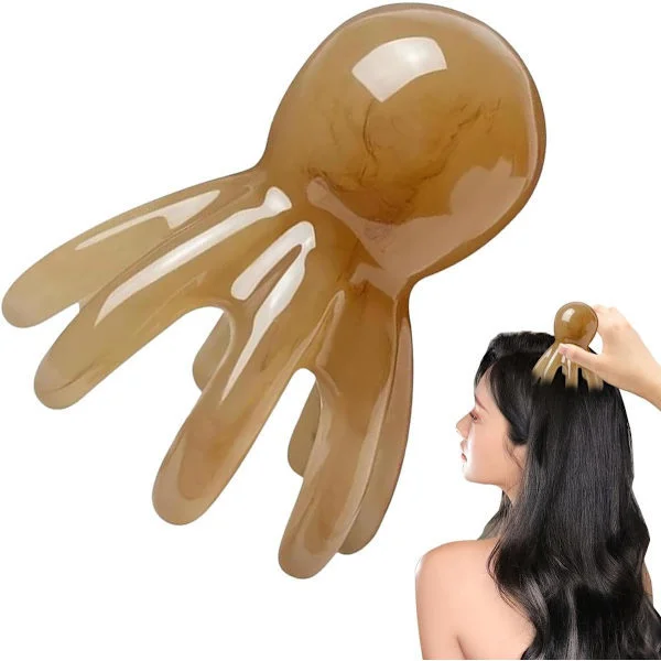 Huvudmassager Spindel Hårbottenmassage Massageborste Hårborste Huvudmassager Huvudmassager Spindel Stimulerar Hårväxt Och