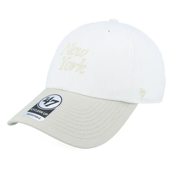 47 Brand - Beige unconstructed Cap - MLB Script Tt 47 Cleanup Stone Dad Cap / Unconstructed @ Hatstore