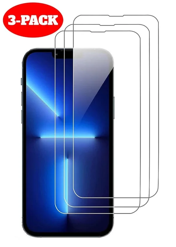 3-PACK iPhone 13 Pro Max Skärmskydd i Härdat glas