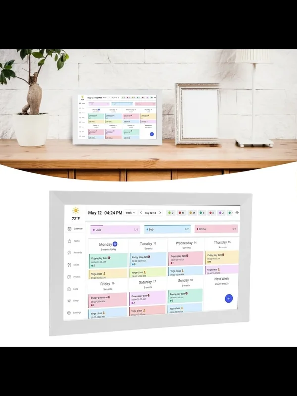 AliExpress - 15,6 Zoll Touchscreen WiFi Smart Digital Kalender Interaktives Display Digitaler Bilderrahmen Kalenderplaner mit APP für Familie