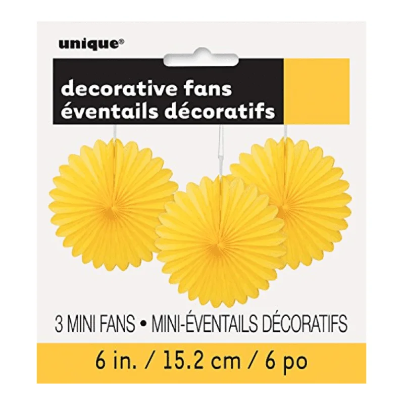 Foliesnurror gula 8-pack - Dukning & Dekoration - Student Dekoration - Kalaslagret.se