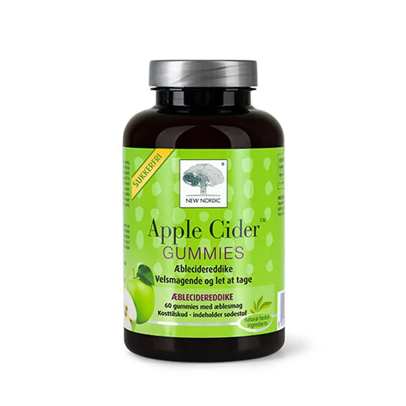 3 for 2 - New Nordic Apple Cider Gummies 60 gummies, Helse & Madvarer, Ingredienser, Æbleeddike