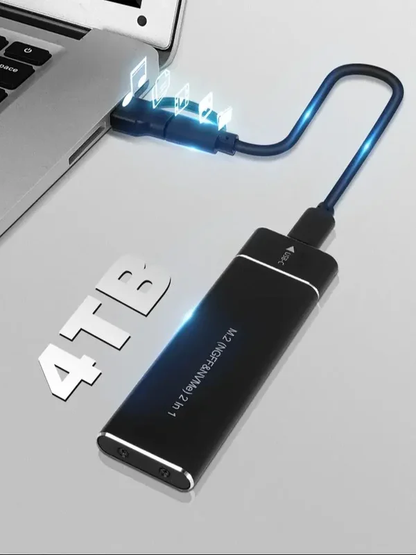 AliExpress - M2 SSD-Gehäuse M.2 NVMe SATA SSD-Gehäuseadapter 10 Gbit/s USB 3.1 Typ C Dual Protocol Externes Gehäuse unterstützt M- und B&M-Tasten