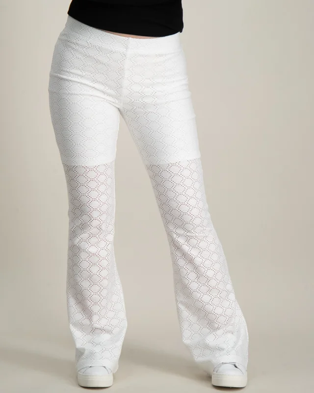 Grunt Baeza Pants Biały Spodnie Dziewczyna - Kids Brand Store