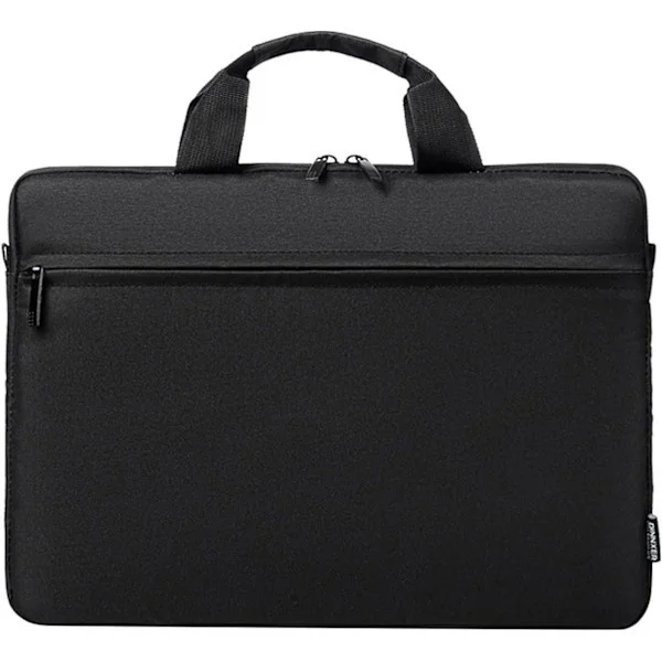 Classic Laptop Bag, Slim Briefcase, Shoulder Bag, Water-Repellent, Foam Padded, Anti-Collision Protection, 15.6 Inch