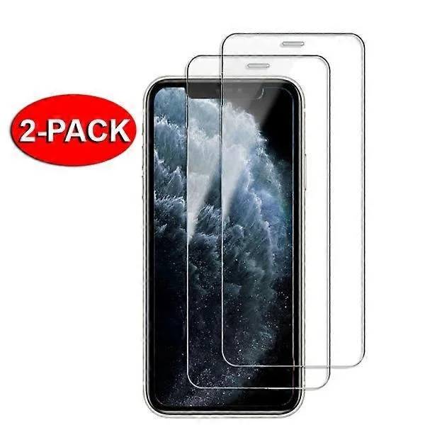 2-pakning - kompatibel med iPhone 11 Pro - Skjermbeskytter i herdet glass 2-PAKNING