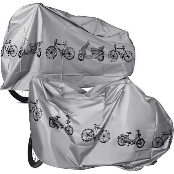2 stk Sykkeltrekk - Sykkeltrekk for 1 sykkel vanntett - 200*110cm Sykkeltrekk - Vanntett regntrekk for sykler - PEVA-materiale