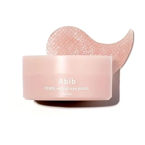 Abib PDRN Retinal Eye Mask, Hydrogel Face Mask with Fine Grains, 60 Tablets, 84g, Contains Nicotinamide, K-Beauty Skincare Product