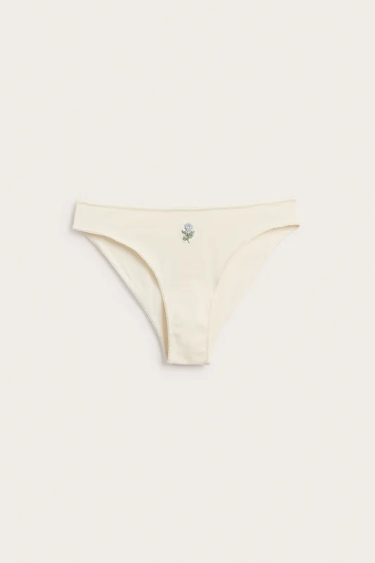 Kappahl | Brazilian trosa med brodyr Offwhite L | Dam