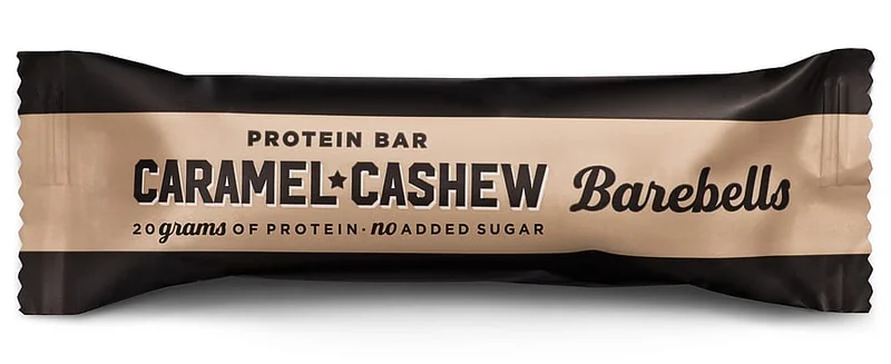 2 for 40,-, Barebells Proteinbar Caramel/Cashew 55 g, Sport & Velvære, Protein & Energi, Energi- Og Proteinbarer