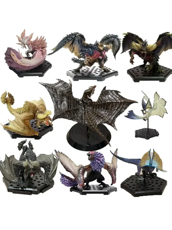 AliExpress - Original Monster Hunter World Rise Sunbreak Magnamalo Nergigante Velkhana Anjanath Safi'jiiva Kapselspielzeug Actionfigur Modell