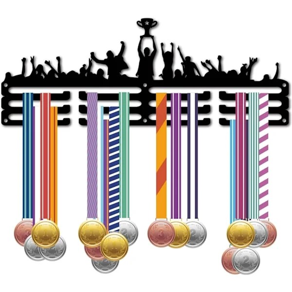 Medaljhängare Display Löpmedaljhållare Prishållare Metaller Banddisplay Rostfritt Stål Medaljhängare Never Say Never Sportmedaljhängare