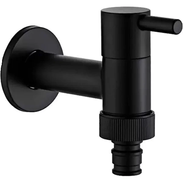 Vandhaner - Udendørs vandhaner - 1/2" eller 3/4" udløbshaner - Frostbestandig messing med enkelt tilslutning og slangetilslutning - Egnet - 11 x 9,5 