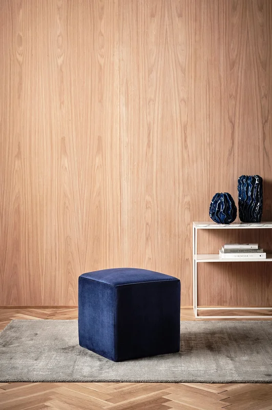 Jotex - Siddepuf 40x40 Cm Mørkeblå - SEATTLE - Køb Siddepuffer hos Jotex