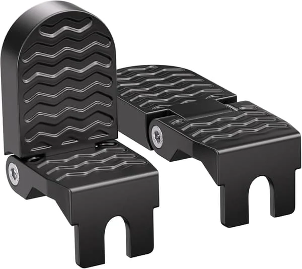 2 sykkel bakpedaler, fotpinne i aluminium, sklisikre elsykkel fotpinner for passasjer, sammenleggbare bakre sykkelpedaler for elsykkel, terrengsykkel