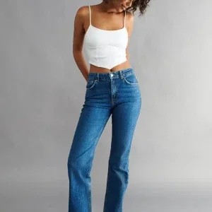 Full length flare jeans från Gina Tricot!
