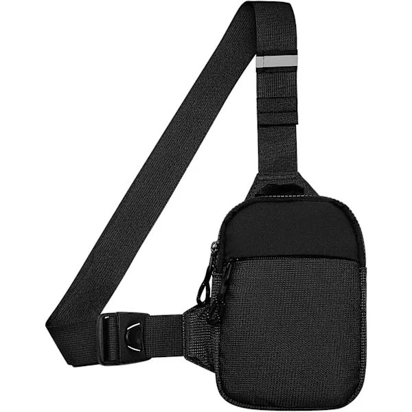 Mini Sling Bag - Small Waterproof Crossbody Bag for Men and Women, Casual Phone Bag for Hiking (FQ)-FF-
