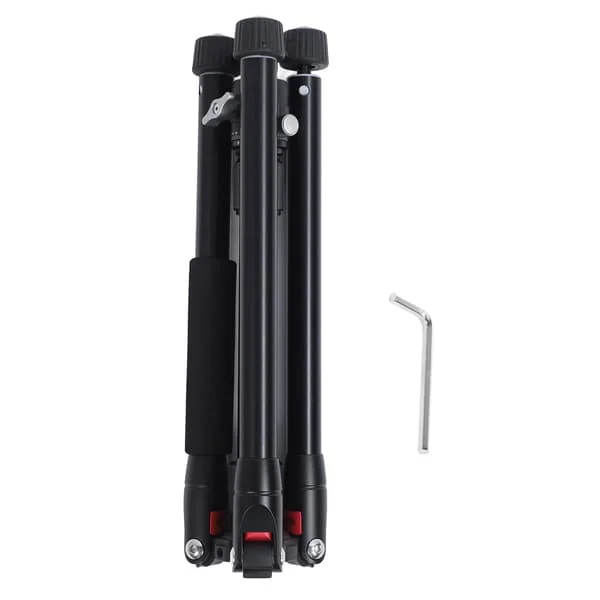150 cm Kamerastativ med 20 mm Metallkulehode Lettvekts Aluminiumlegering 3 Seksjoner DSLR Kamerastativ for Video Foto Vlogging