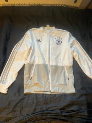 Tyskland tröja full zip up utan luva