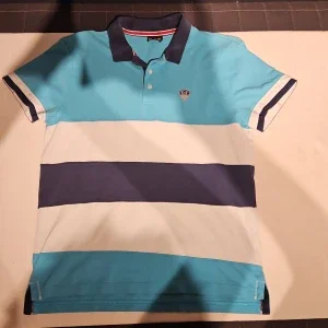 Randig EA7 Emporio Armani pikétröja