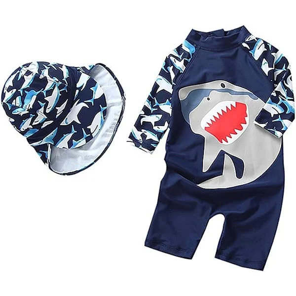 Baby Boys Kids Swimsuit One Piece Toddlers Zipper Bathing Suit Sw