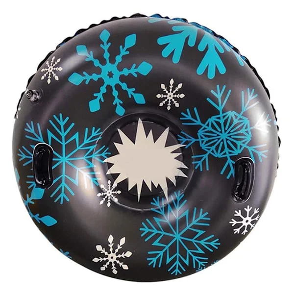 PVC Skidring Uppblåsbar Flytande Hållbar Skidring Barn Vinter Pulka Tub Skidutrustning Present till Barn