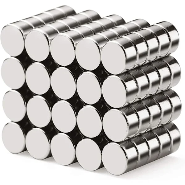 40 Pakke Ekstra Stærke Magneter 6mm X 3mm, Neodymium Magnet til Hvidtavle, Køleskab, Opslagstavle og DIY Billeder