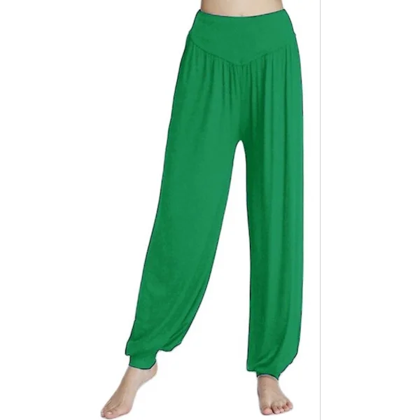 Haremsbyxor - Haremsbyxor - Yogabyxor - Lösa byxor - Chillbyxor - Harem - Chillbyxor - Storlek XXL - Grön