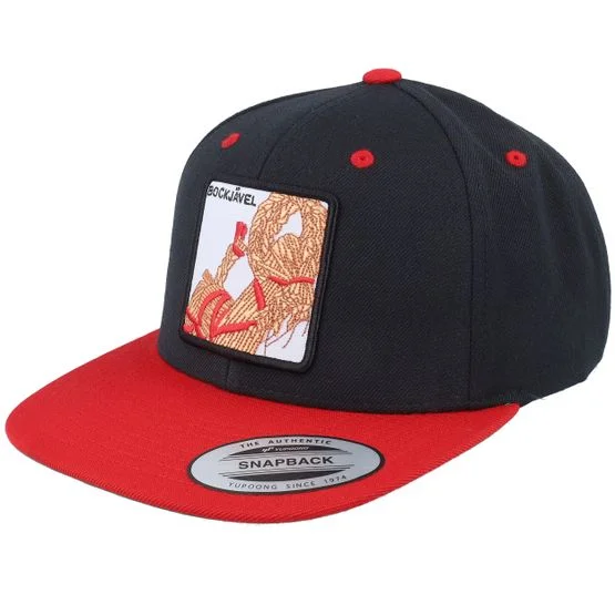 Ho-Ho-Hats - Bockjävel Black/Red Snapback Snapback Black Cap - @ Hatstore