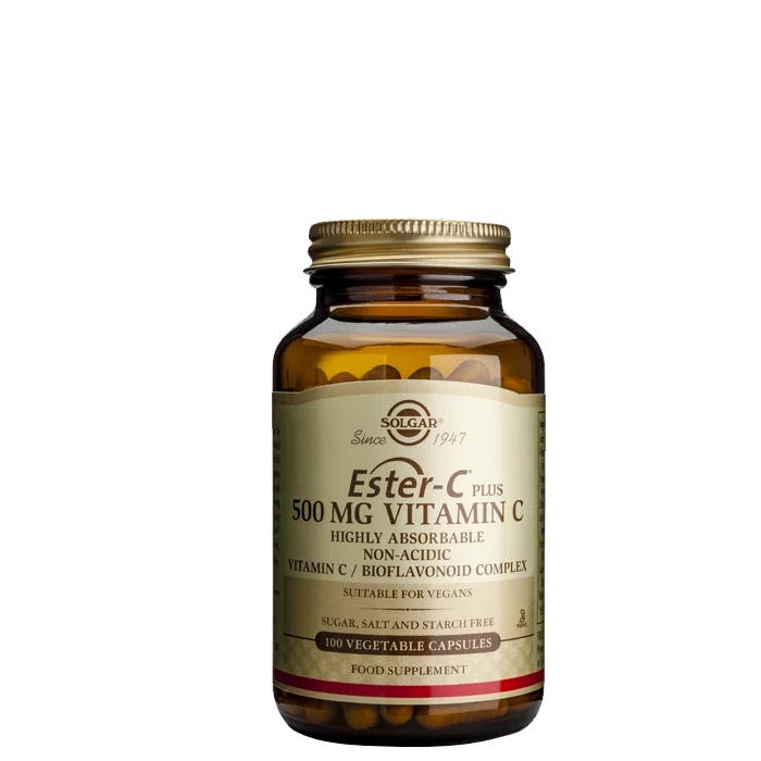 Solgar Ester C Plus C-vitamin 500 mg 100 kapslar