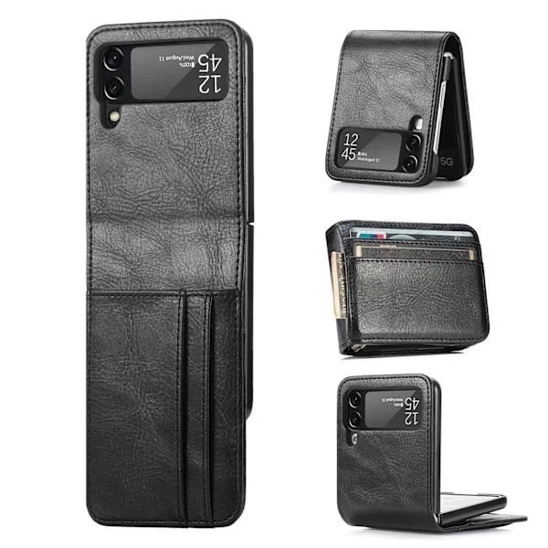 Samsung Galaxy Z Flip 3 - Smidigt Skal med Kortfack
