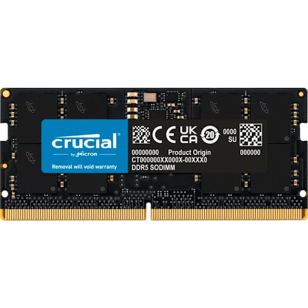 Crucial CT16G56C46S5 RAM-minnen 16 GB 1 x 16 GB DDR5 5600 MHz ECC