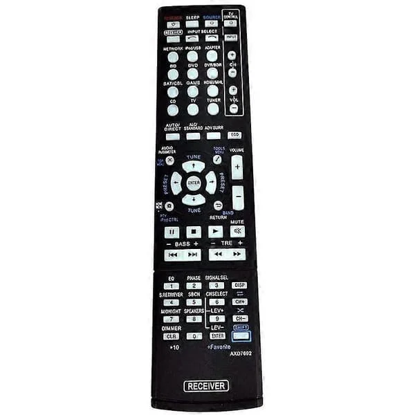 AXD7692 AV-fjärrkontroll för Pioneer AV-receiver VSX-823-K VSX-828-S VSX-528-S VSX-60 VSX-1 Gåva