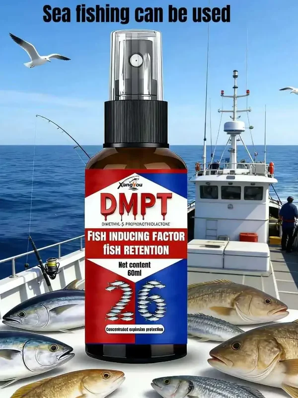 AliExpress - Spray pour facteur d'induction de poisson DMPT 60 ml : atratif concentré pour la mer, la rivière, le lac et la pêche compétitive, 
