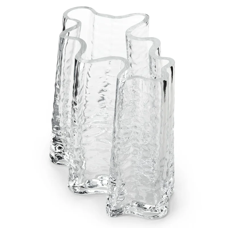 Cooee design Gry Wide vase, 19 cm, clear | KitchenOne