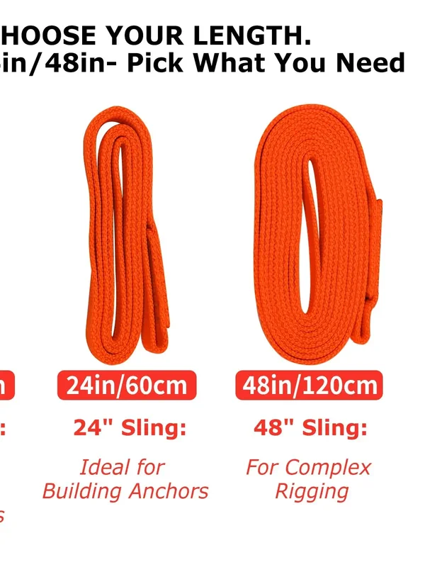 AliExpress - 9 km Nylon-Kletterschlinge, Läufer, 1–3 Stück, 16 mm, 22 kN Stärke, zum Schaukeln, Klettern, Abseilen, Montaineering, Verankerung, UIAA-