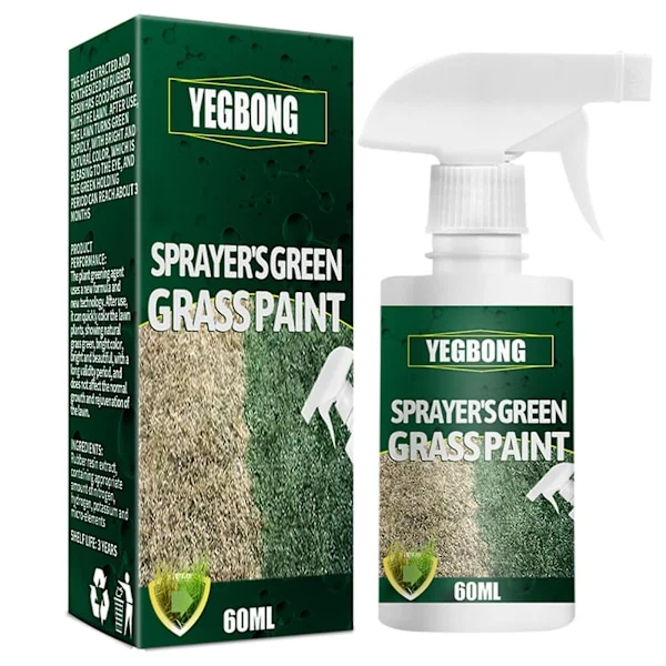 Grøn Græs Maling Spray Langtidsholdbar Turf Maling Forbedrer Pletvise Dvale Gulnende Græsser Til Græs